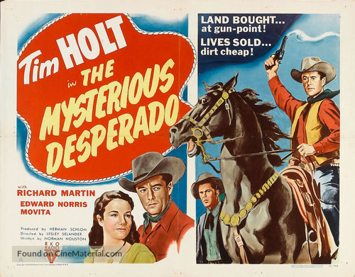 The Mysterious Desperado - Movie Poster