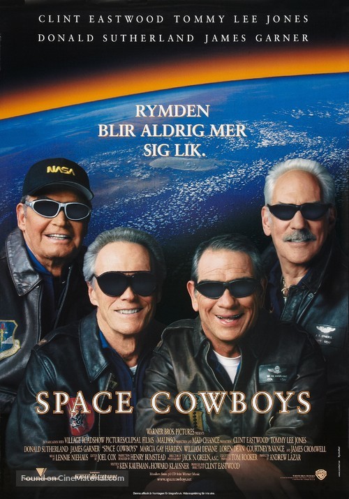 Space Cowboys - Swedish Movie Poster