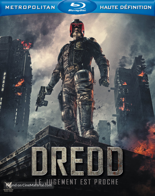 Dredd - French Blu-Ray movie cover