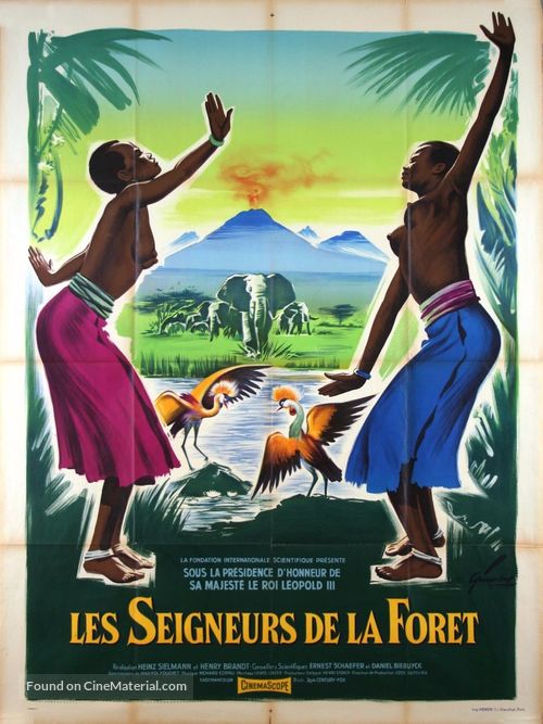 Les seigneurs de la for&ecirc;t - French Movie Poster