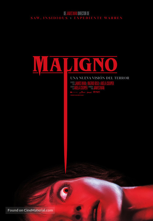 Malignant - Spanish Movie Poster