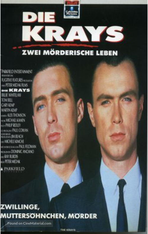 The Krays - German VHS movie cover