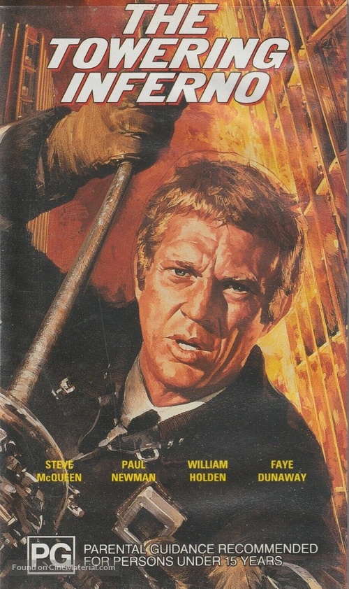 The Towering Inferno - Australian VHS movie cover
