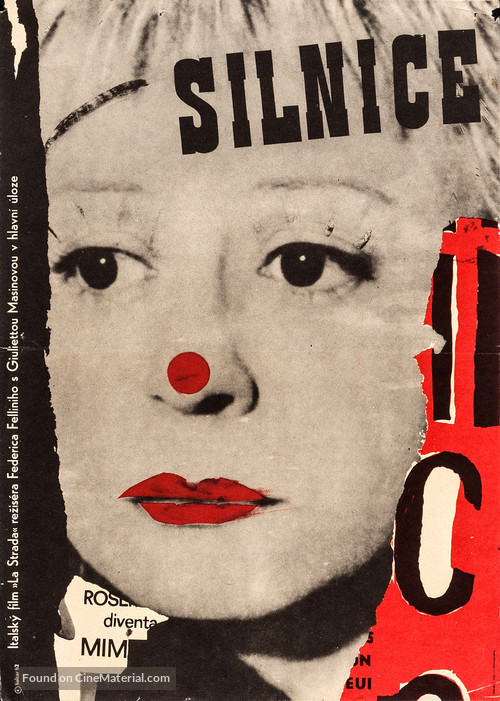 La strada - Czech Movie Poster