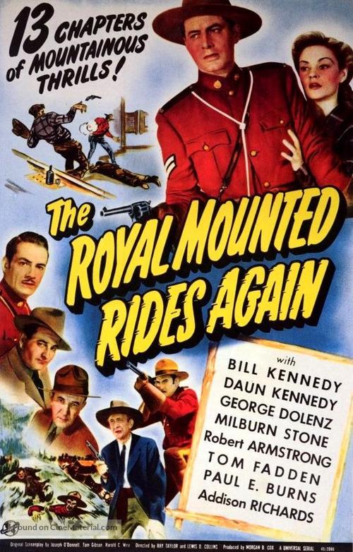The Royal Mounted Rides Again - Movie Poster