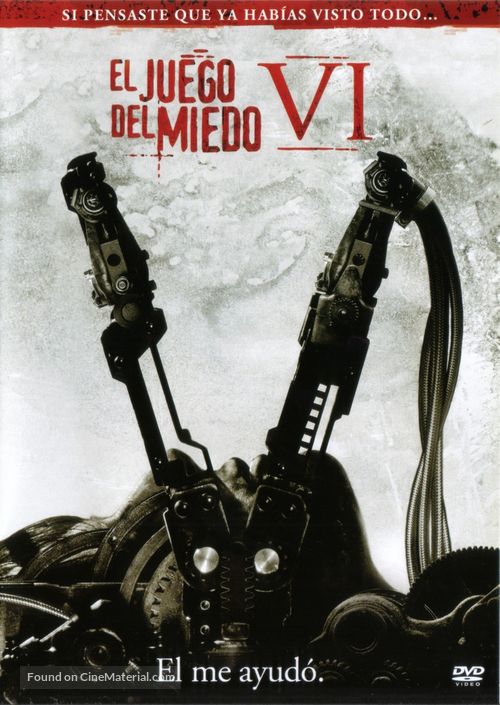 Saw VI - Argentinian DVD movie cover