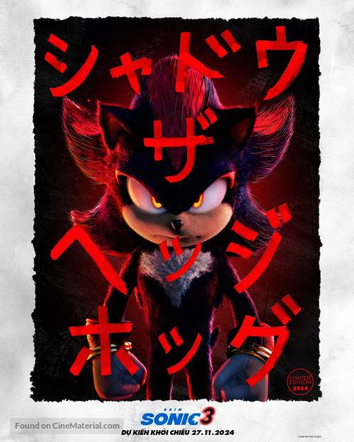 Sonic the Hedgehog 3 - Vietnamese Movie Poster