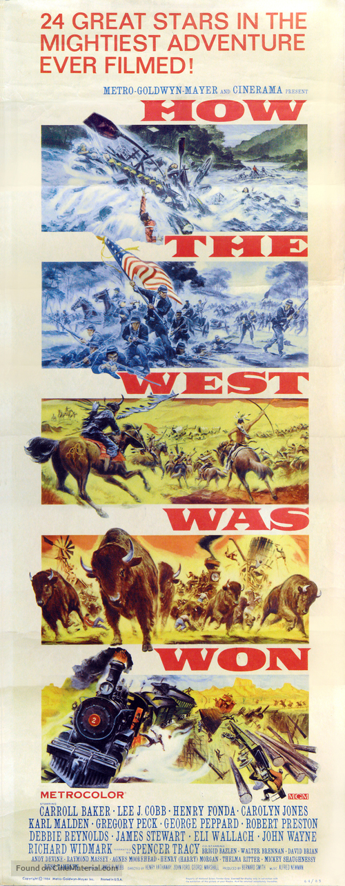 How the West Was Won - Movie Poster