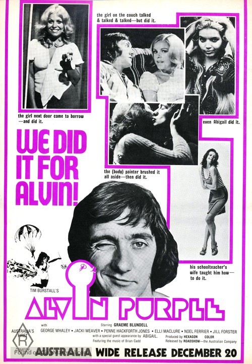 Alvin Purple - Australian Movie Poster