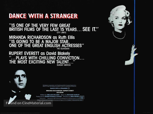 Dance with a Stranger - British Movie Poster
