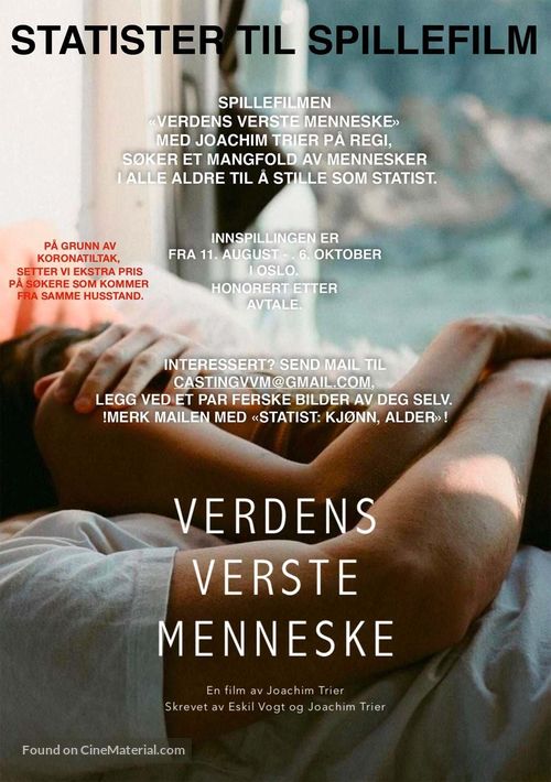 Verdens verste menneske - Norwegian Movie Poster