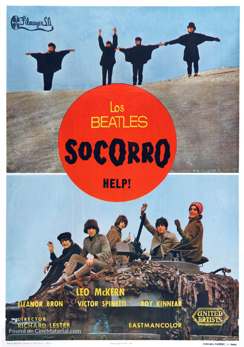 Help! - Spanish Movie Poster