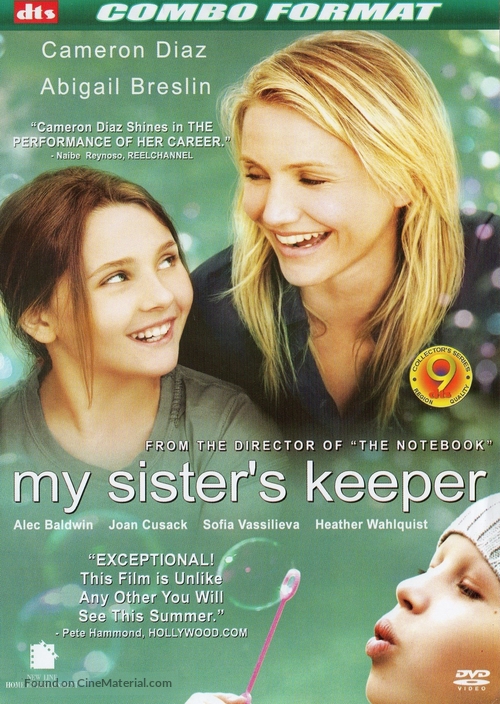 My Sister&#039;s Keeper - DVD movie cover