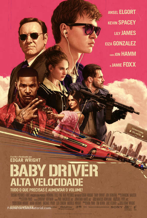 Baby Driver - Portuguese Movie Poster