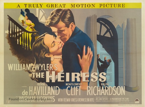 The Heiress - British Movie Poster