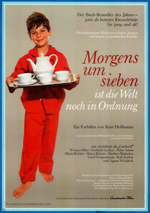 Morgens um Sieben ist die Welt noch in Ordnung - German Movie Poster