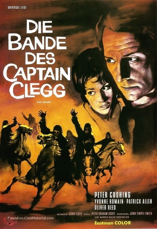 Captain Clegg - German Movie Poster