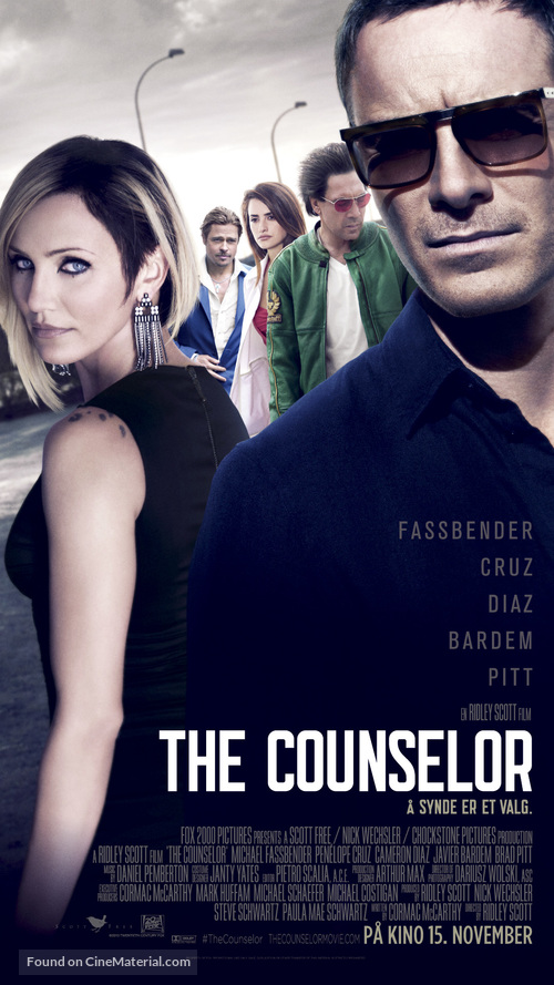 The Counselor - Norwegian Movie Poster