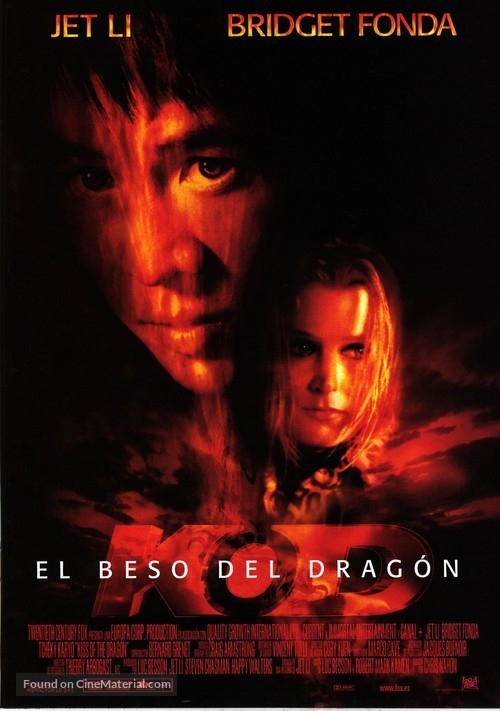Kiss Of The Dragon - Spanish Movie Poster