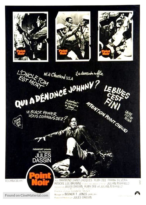 Uptight - French Movie Poster