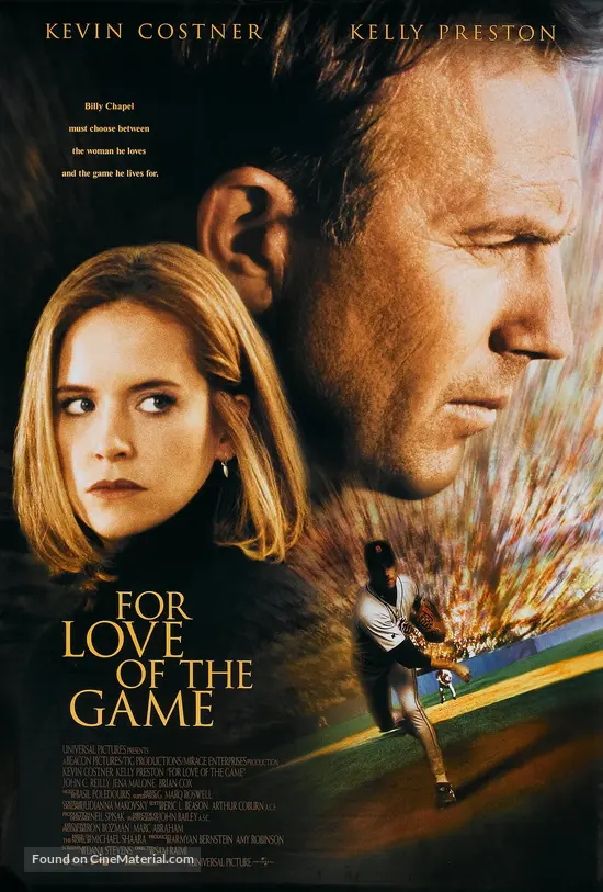 For Love of the Game (1999) movie poster