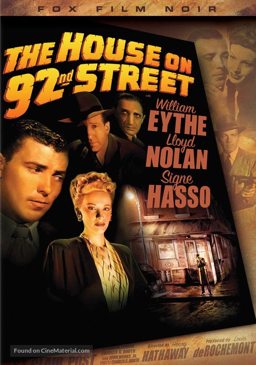 The House on 92nd Street - DVD movie cover