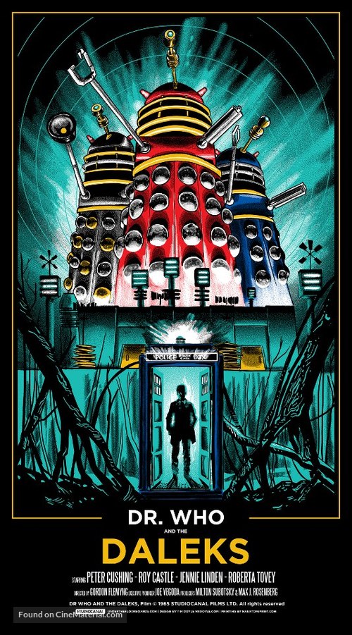 Dr. Who and the Daleks - British Movie Poster