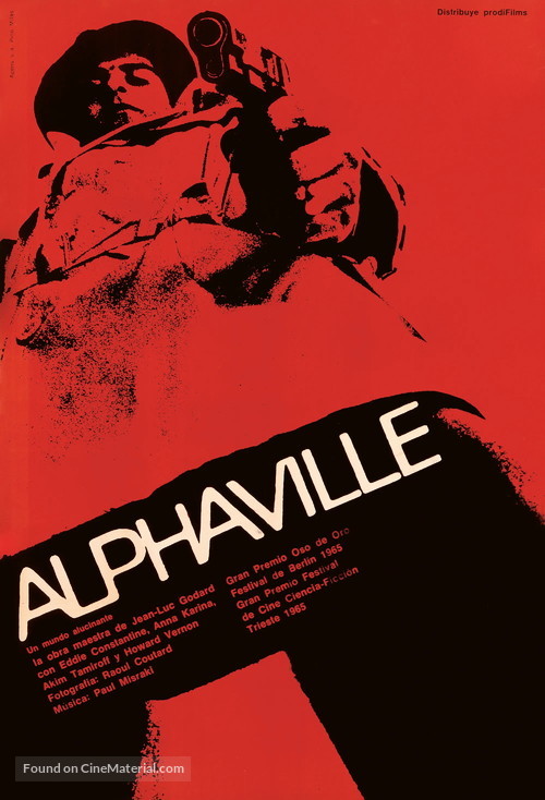 Alphaville, une &eacute;trange aventure de Lemmy Caution - Argentinian Movie Poster