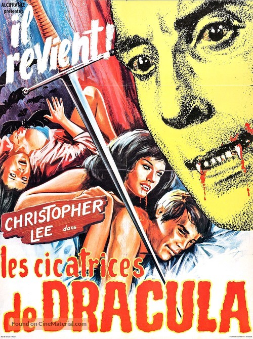Scars of Dracula - French Movie Poster