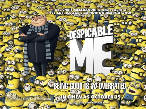 Despicable Me - British Movie Poster
