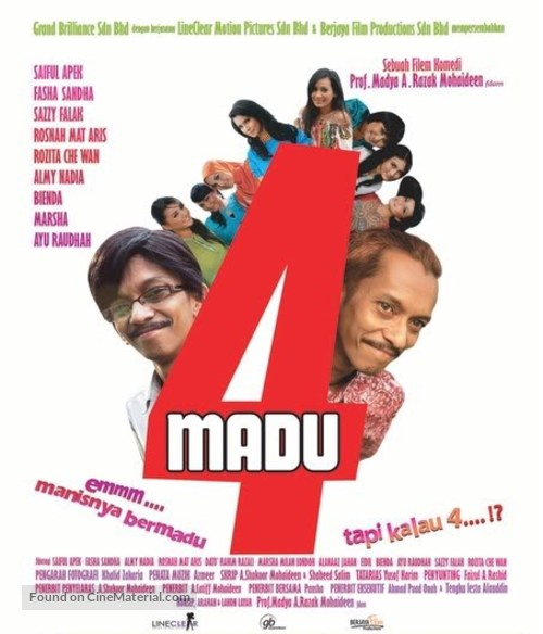 4 Madu - Malaysian Movie Poster