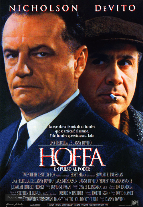 Hoffa - Spanish Movie Poster