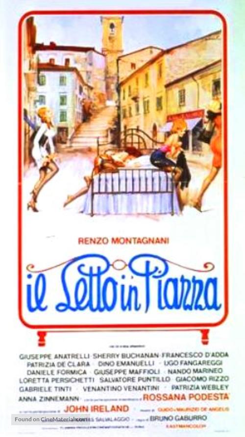 Il letto in piazza - Italian Movie Poster