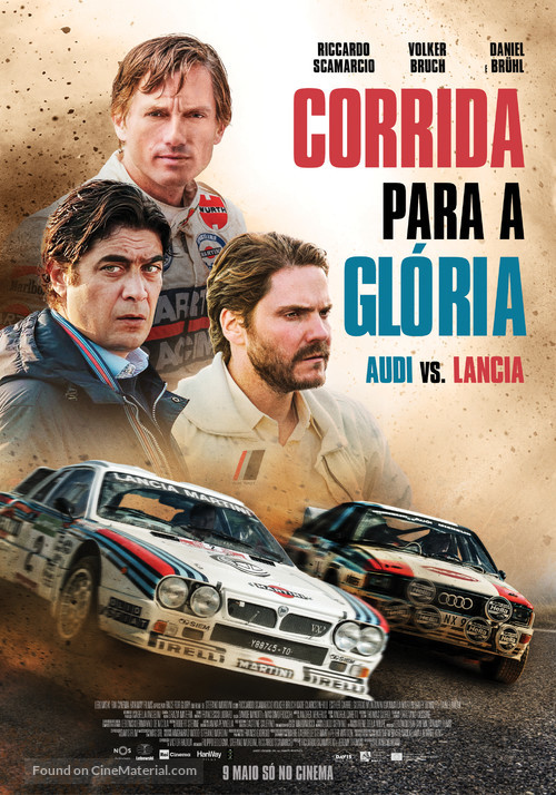 Race to Glory - Audi vs Lancia - Portuguese Movie Poster