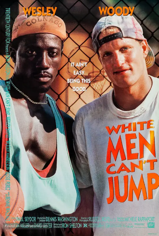 White Men Can't Jump (1992) theatrical movie poster White Men Can't Jump (1992) theatrical movie poster