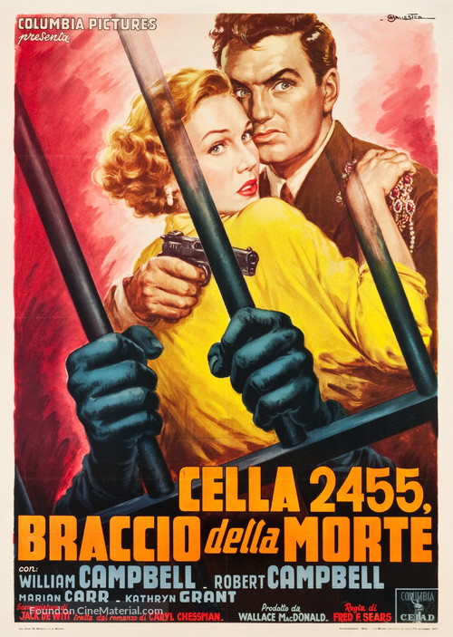 Cell 2455 Death Row - Italian Movie Poster