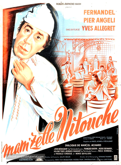 Mam&#039;zelle Nitouche - French Movie Poster
