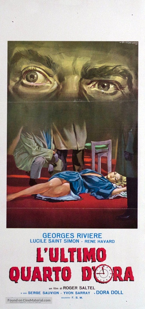 Le dernier quart d&#039;heure - Italian Movie Poster