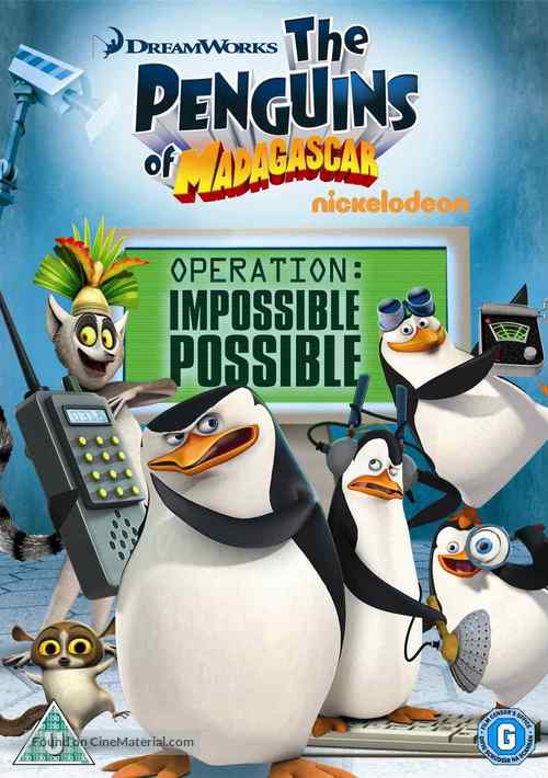 &quot;The Penguins of Madagascar&quot; - British DVD movie cover