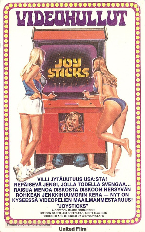 Joysticks - Finnish VHS movie cover