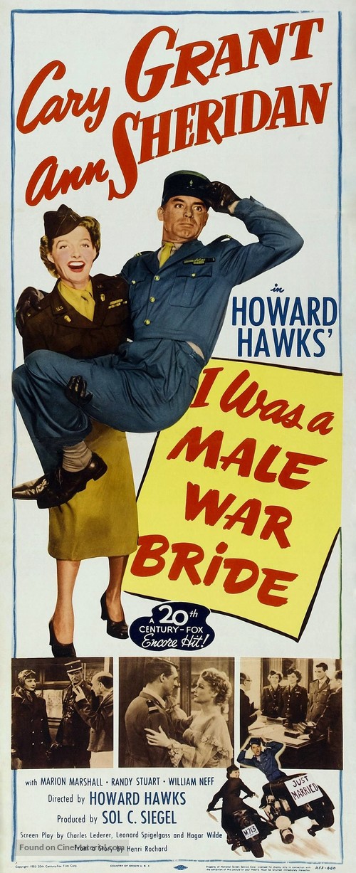 I Was a Male War Bride - Movie Poster