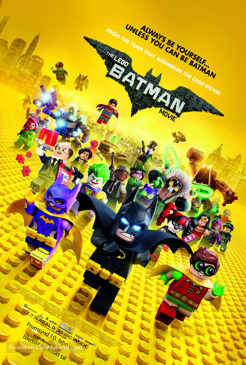 The Lego Batman Movie - Icelandic Movie Poster