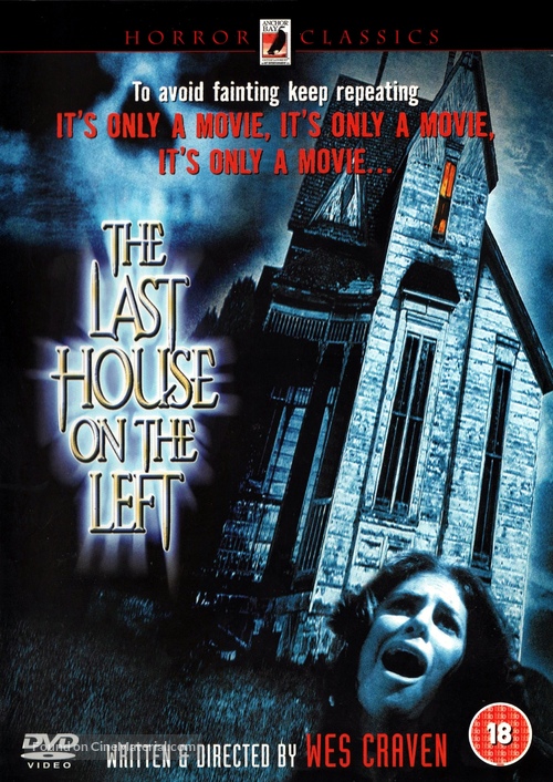 The Last House on the Left - British DVD movie cover
