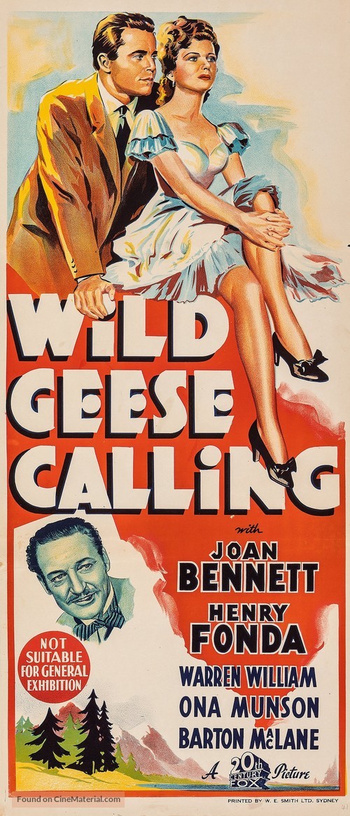 Wild Geese Calling - Australian Movie Poster