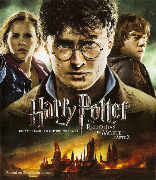 Harry Potter and the Deathly Hallows - Part 2 - Brazilian Blu-Ray movie cover