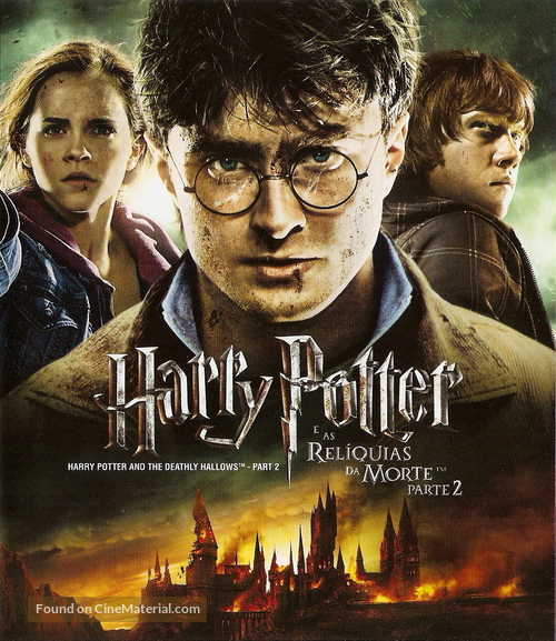 Harry Potter and the Deathly Hallows: Part II - Brazilian Blu-Ray movie cover