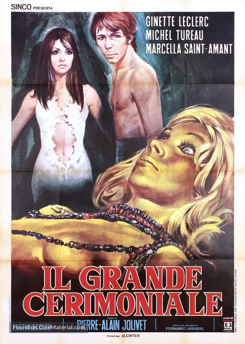 Grand c&egrave;r&egrave;monial, Le - Italian Movie Poster
