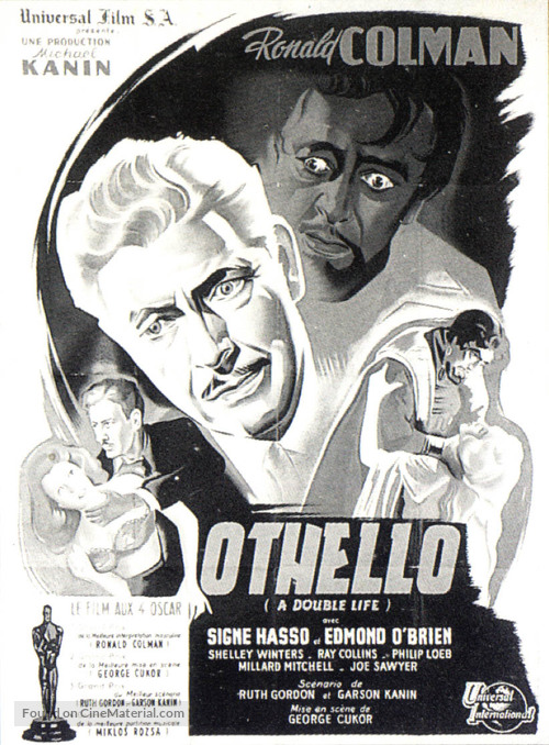 A Double Life - French Movie Poster