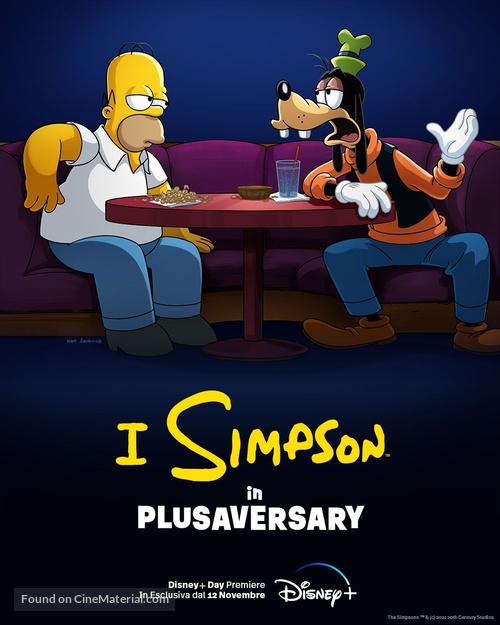 The Simpsons in Plusaversary - Italian Movie Poster