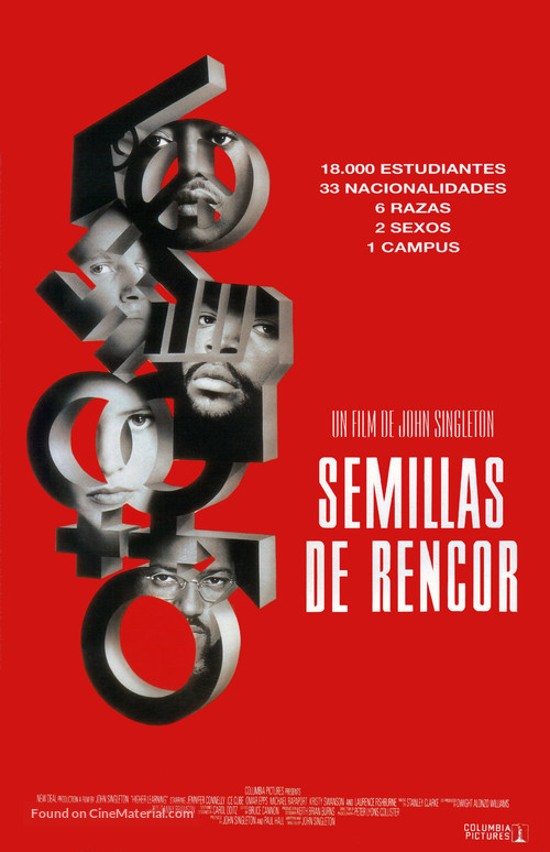 Higher Learning - Spanish Movie Poster